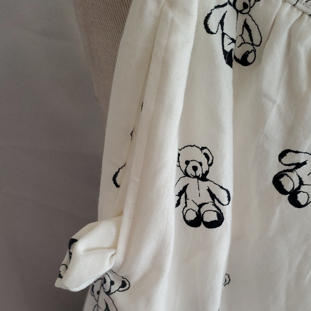 Forever 21 White Pajama Pants with Bear Print 1x & 2x - Picture 4 of 8